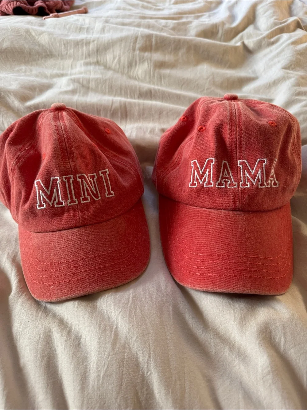 Mama & Mini matching ball caps